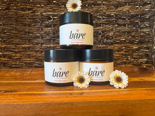 Grass-Fed Tallow Balm 2 oz -Rose